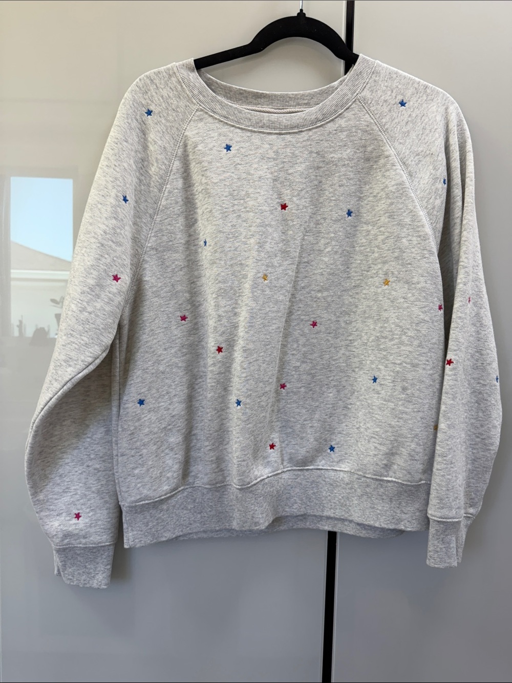Old Navy gray Women’s Sweater with Pink Accent - M